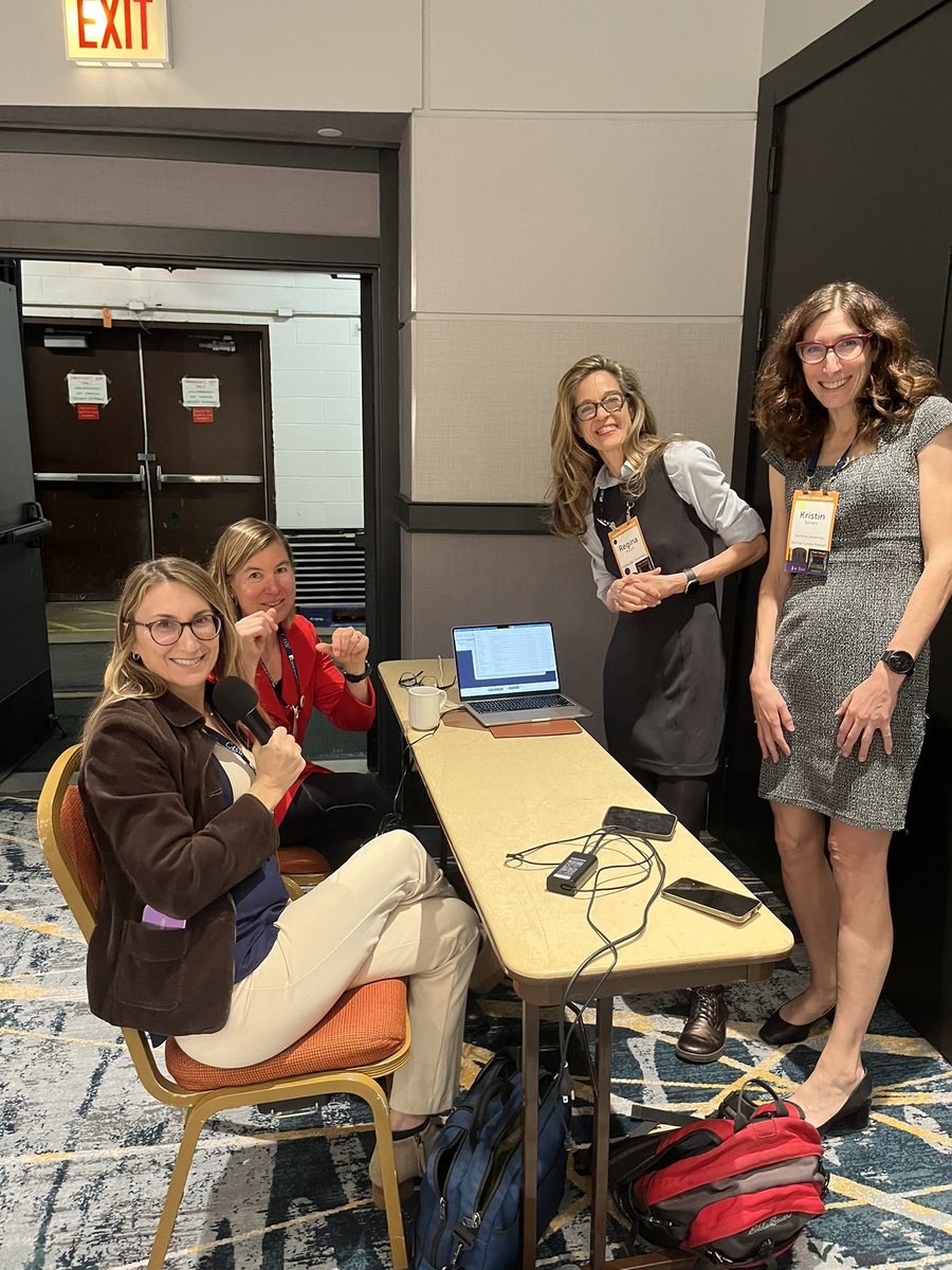 helene_engler's tweet photo. Enjoying  #SciWri25 sitting behind someone wearing a passion flower shirt, a lecture on entanglement using an image that looks like my son’s skate ramp, &amp; participating in podcast ‘Normal Curves’ showing the effects of alcohol on the ability to speak a foreign language. 🇫🇷 https://t.co/o7EMGEVzfc
