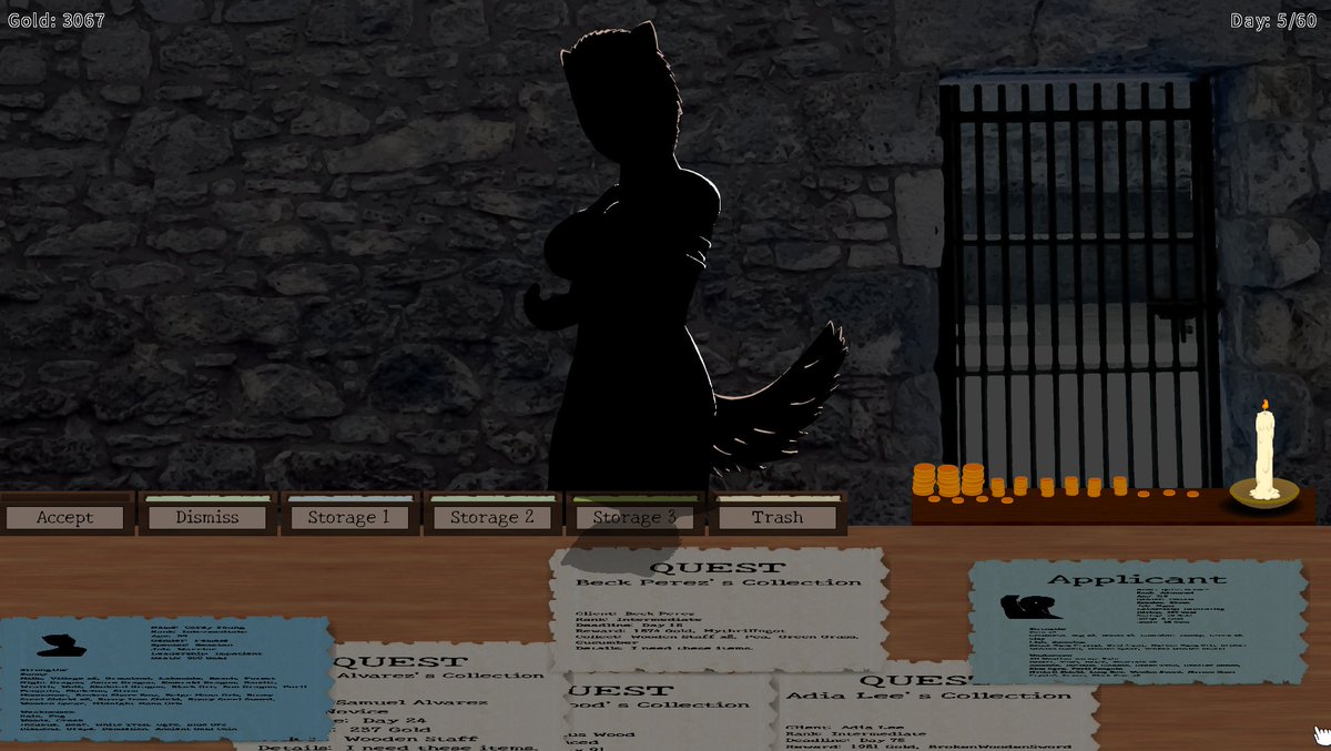 It's #ScreenshotSaturday and there's an announcement!

Avalone's Adventurers will...

...release on:
November 19th!

Wishlist on #Steam:
store.steampowered.com/app/3693190/?u…

#AvalonesAdventurers #indiegame #indiegames #gamedev #indiedev #noir #desksim #rpg #pcgaming #gaming #indie