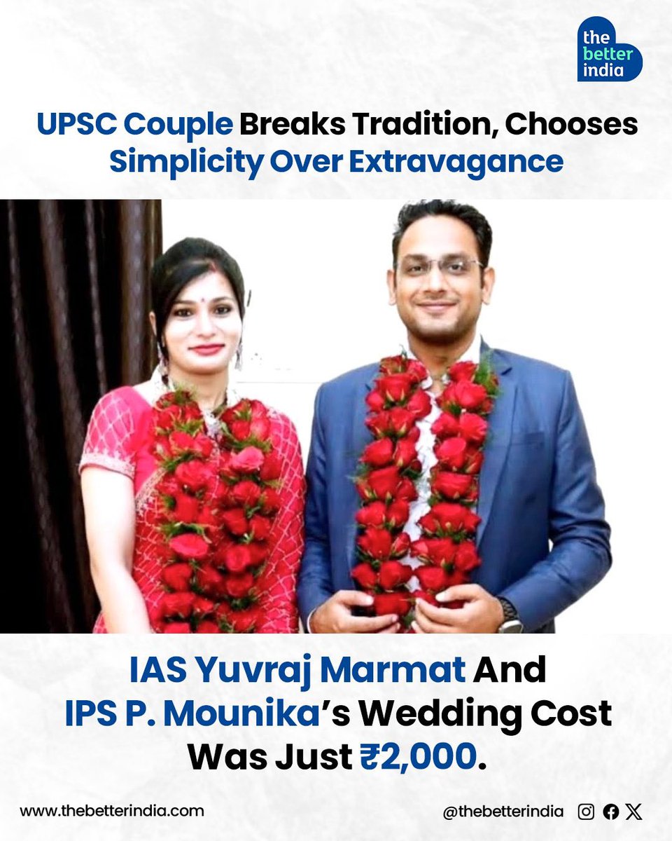 suvishelke's tweet photo. IAS आणि IPS जोडप्याने दोन हजारात लग्न केल्याचे उदाहरण समाजासाठी दिशादर्शक आहे!

काळाची गरज..! https://t.co/E4kxIHpr98