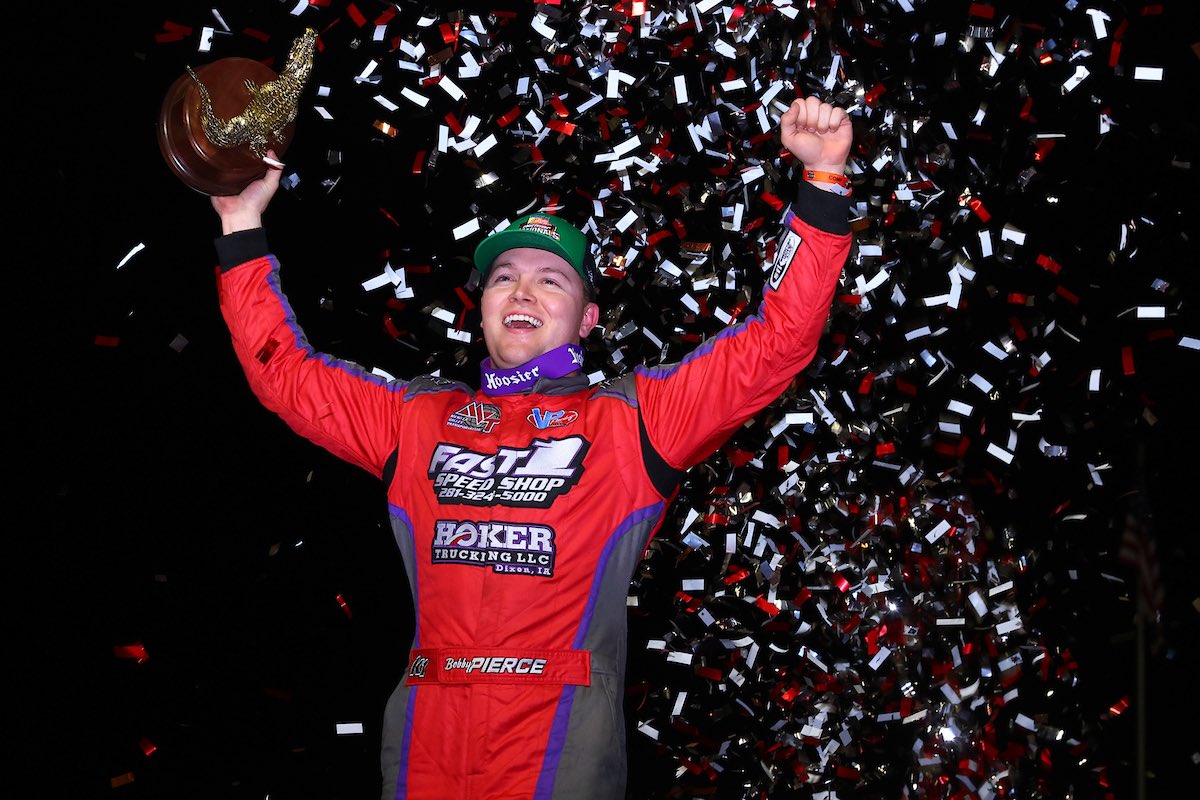 VolusiaSpeedway's tweet photo. New Champs Crowned 🏆

Congrats to @DavidGravel, @BobbyPierce32 and Mat Williamson on their @WorldofOutlaws, @WoOLateModels, and @SuperDIRTcar titles!

See them begin their 2026 seasons at #SunshineNats (Jan. 21-24), @DIRTcarNats (Jan. 29-Feb. 14) and #WoOBikeWeek (Mar. 1-2)! https://t.co/kEaKRvyn4D