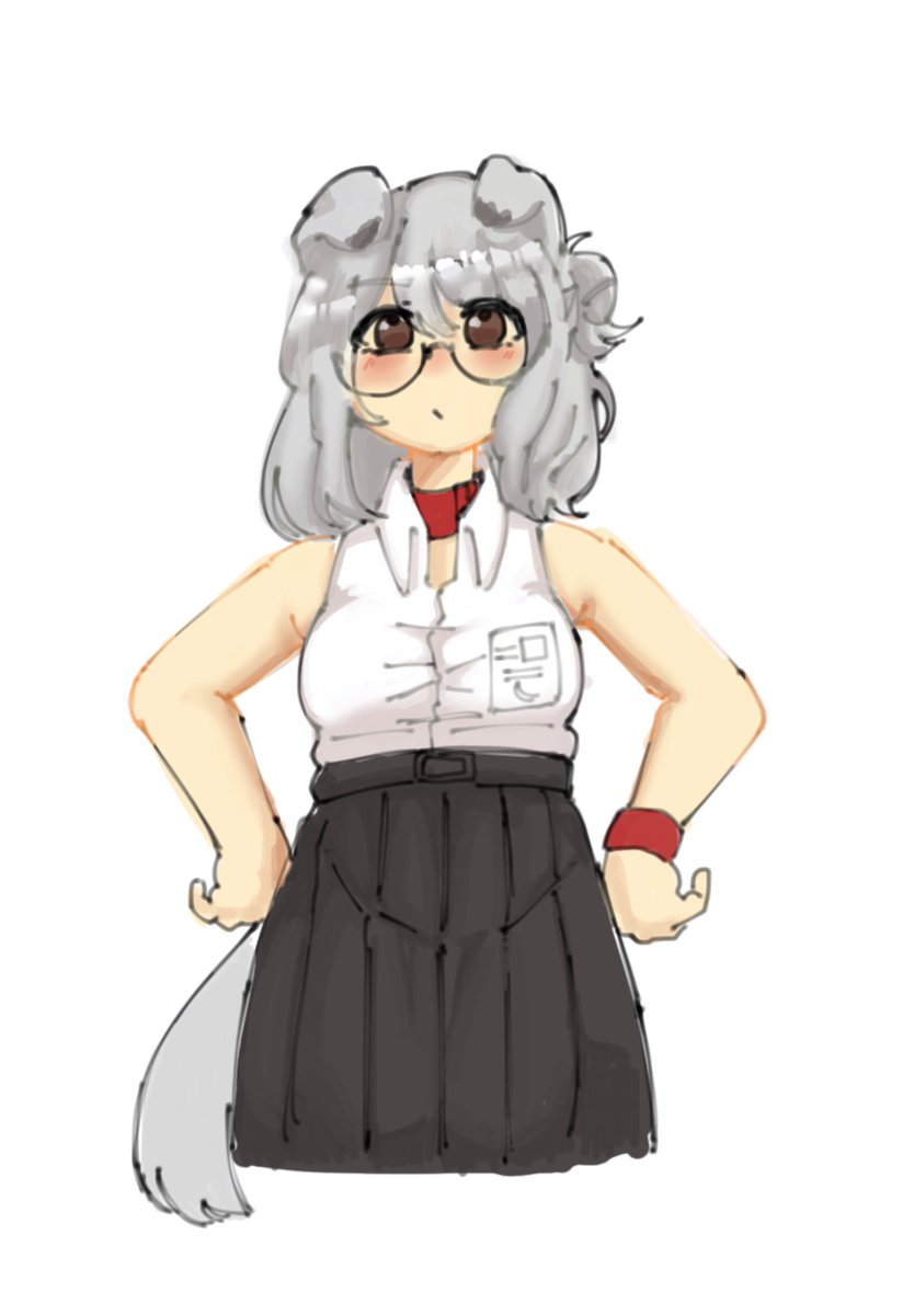 Okkindesu's tweet photo. More drawing practice but on an ipad, I bought a few days ago. #smallartist #digitalart #anime https://t.co/1Z7wJVNlRP
