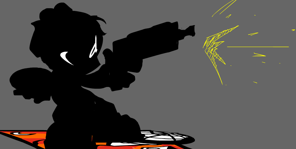 et8ker's tweet photo. scrapped unfinished pico oldgrounds promo art https://t.co/d2Q1tsRfUg