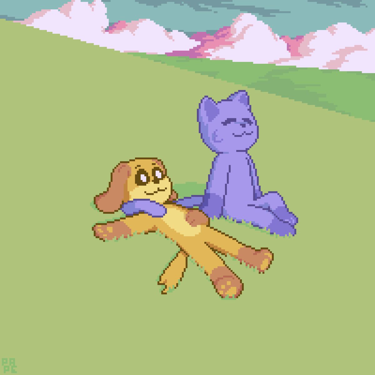 Descanso
#SmilingCritters #pixelart #Catnap #Dogday