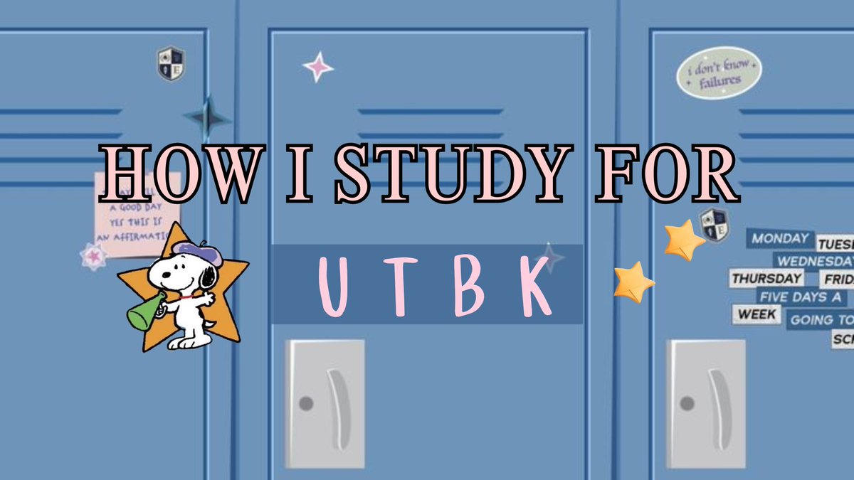 lownJgf's tweet image. 𐙚⋆.˚ How I Study For UTBK