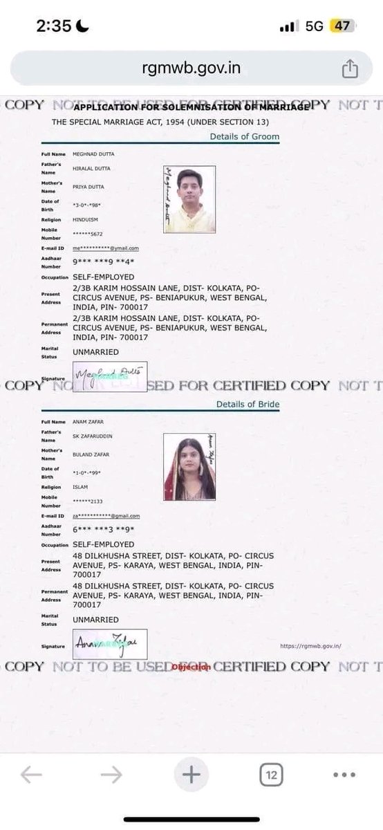 एक और मुस्लिम बहन का अनाम जफर ने इस्लाम छोड़कर मेघनाथ दत्त के साथ शादी करके सनातन धर्म में घर वापसी,

>><a href="/KarishmaAziz_/">Karishma Aziz</a>  को 1 महीने के अंदर 22 जीजा मिलने का मुबारकबाद🔥😋

>> गवार और असभ्य होंडा शेरनी को बचाना छोड़ो और ऐसी खूबसूरत संस्कारी मुस्लिम बहन के घर वापसी करो