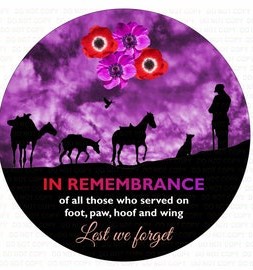 Angie_baby_25's tweet image. #RemembranceSunday #RemembranceDay #animalsofwar💜 #LestWeForget