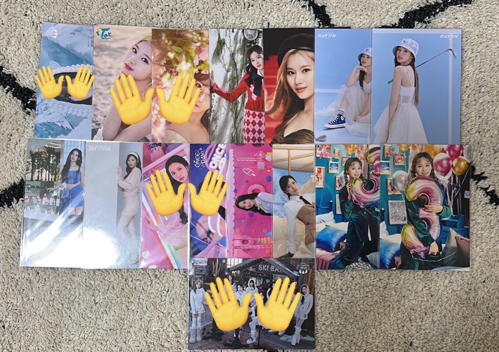 twice 交換

譲　画像
求　サナ＞ミナ＞チェヨン
　　買取

　　異種店舗特典、レートが合えばその他トレカでも一度検討いたします！🐹🐧🐯

お気軽にお声掛けください！
他ポストも交換出しておりますので、
ぜひご覧ください🙏
#twice#this is for#twice交換#MISAMO