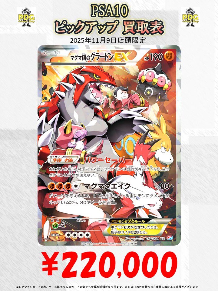 PDG Collector's Shop 秋葉原 on X