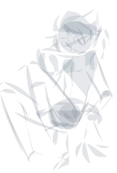 Twitterで見た投げ縄ツールの描き方意外と良かった フリルが描きやすい気がする