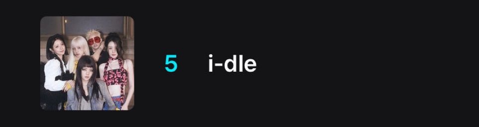 mari_gznie's tweet image. Nevies we are finally in TOP 5🔥

Let’s keep it up, it’s the LAST day of voting!!!

Retweet as much as you can and drop the tags, let’s see if we can reach 300 rts?‼️

I vote for #idle on #2025MAMAVOTE