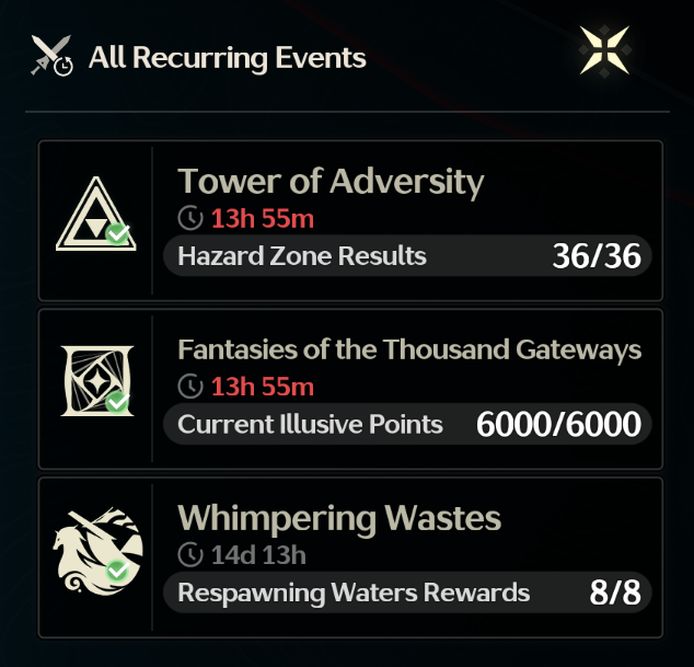 as a story enjoyer, for me to see these 3 checks all finished, it's an achievement. #WutheringWaves