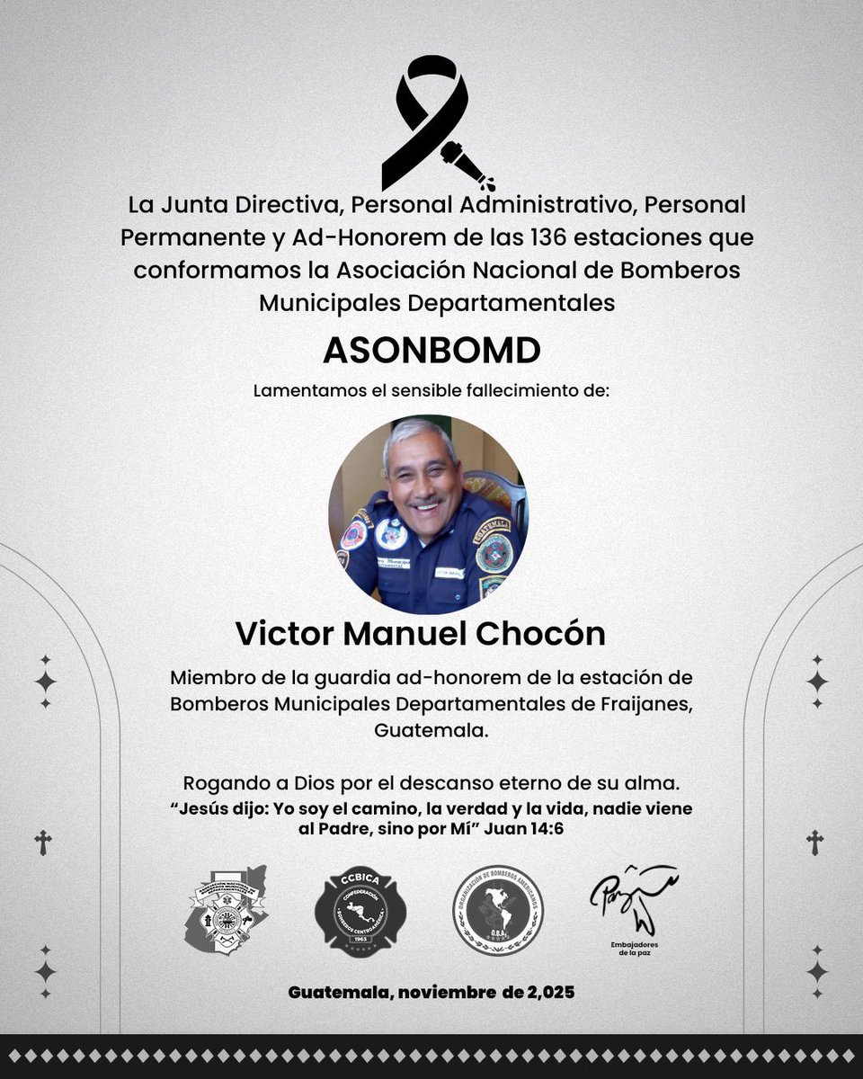 Nota de duelo 🕊️🕊️🕊️