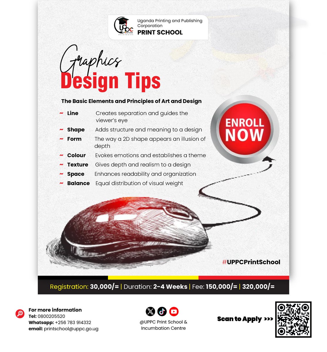 Great design is about mastering the principles that make visuals work.

#UPPCPrintSchool