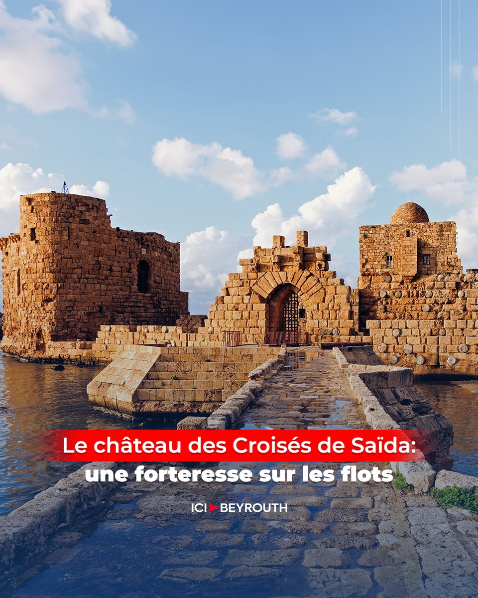 Icibeyrouthnews's tweet image. Dressé à l’entrée du port de #Saïda, le château de la mer est l’un des symboles les plus emblématiques de la ville.

Construit au XIIIᵉ siècle par les Croisés sur un îlot relié au rivage, il protégeait autrefois la côte et surveillait les routes commerciales.

Reconstruit au fil