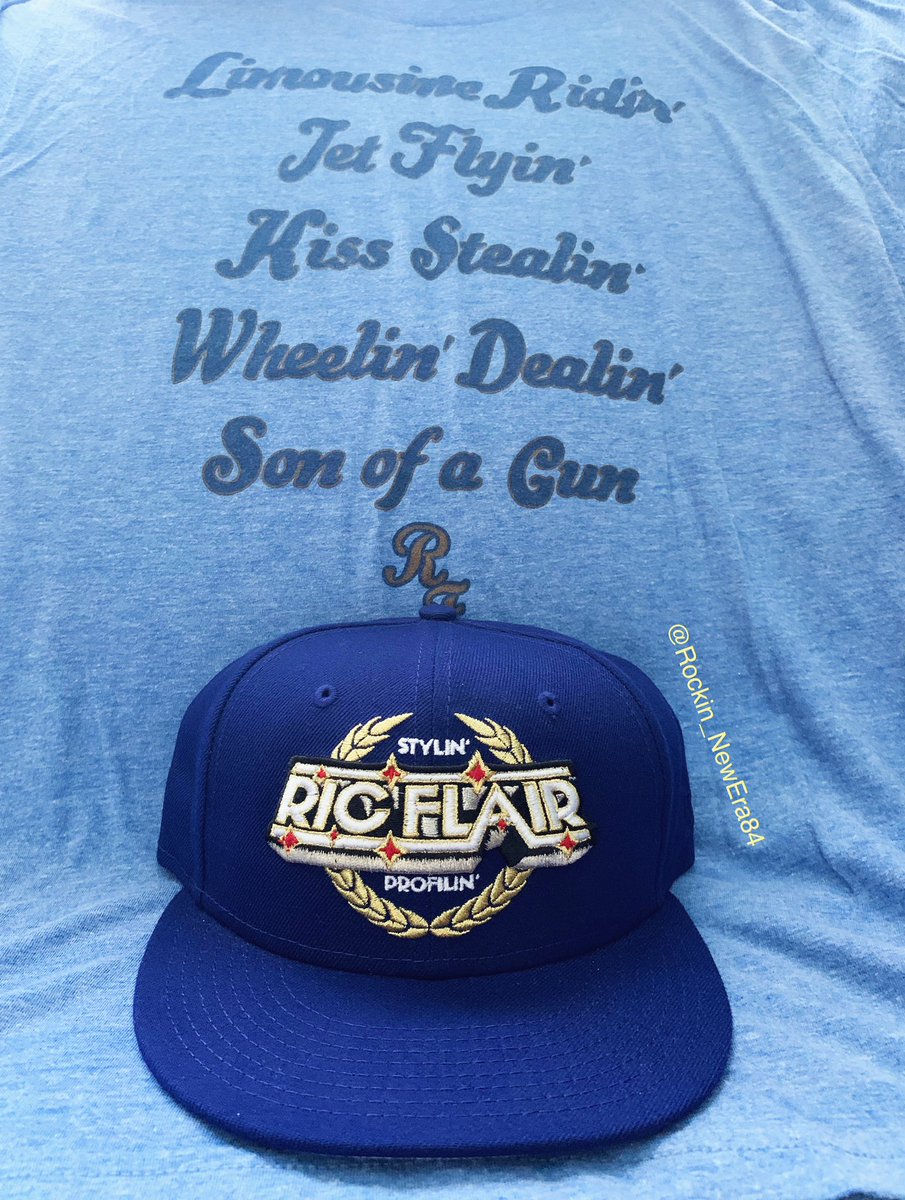 Todays #FOTD is my #59Fifty @neweracap Blue Rick Flair from @hatclub because I have a hard time holding these alligators down! WOOOOOOOOOO! <a href="/HOMAGE/">HOMAGE</a> #WWE #neweracap