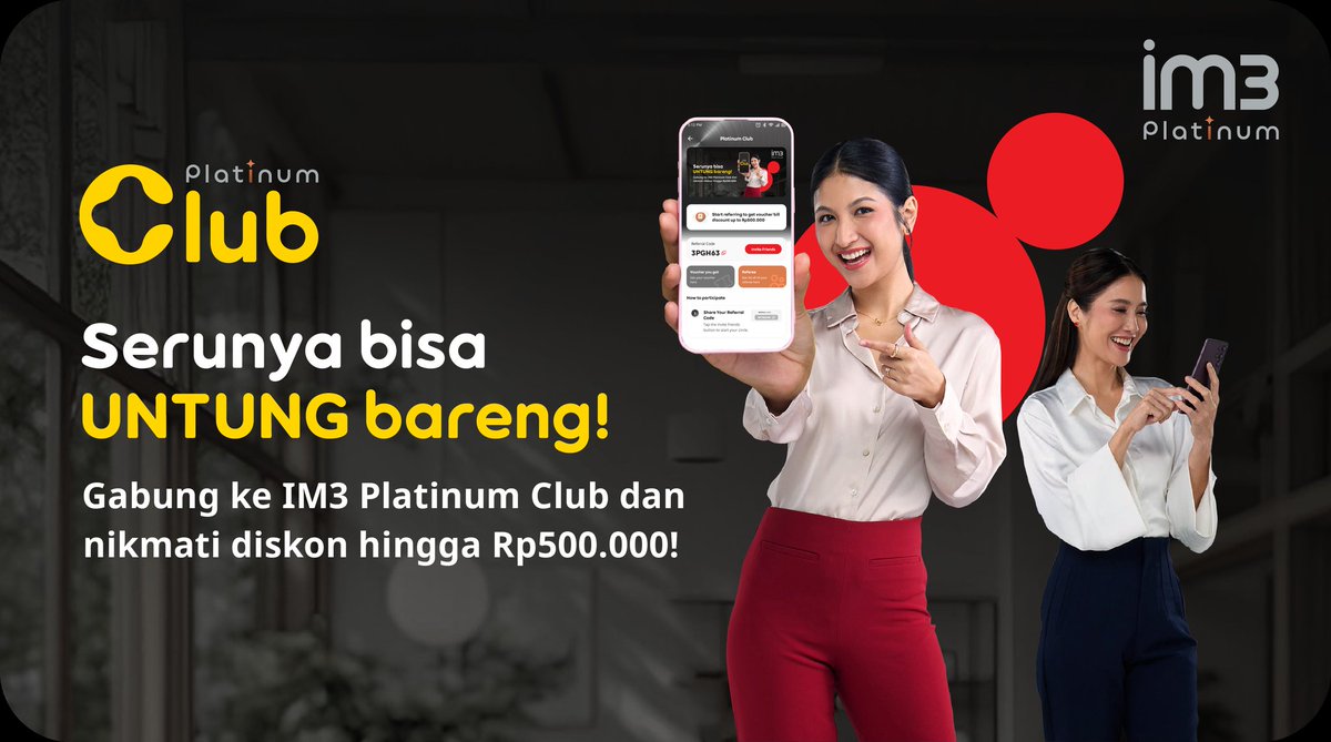 rynfal's tweet photo. 🚀 Dapatkan potongan tagihan Rp100.000 dengan kode referral kamu! 🚀

Punya kebutuhan data besar? Coba paket bulanan IM3 Platinum — tersedia kuota 15GB, 70GB, hingga 125GB, dengan benefit eksklusif untuk kenyamanan kamu. https://t.co/4NUc8bkPxu