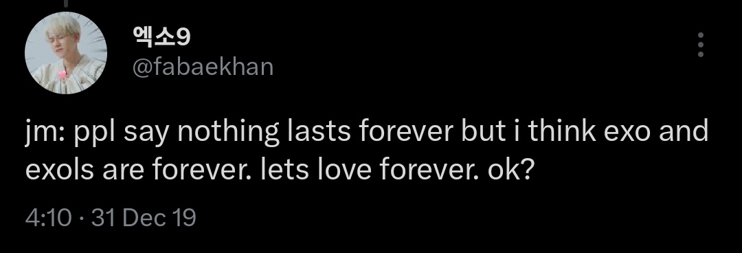 fabaekhan's tweet photo. you said forever. https://t.co/1P5aiQggCz