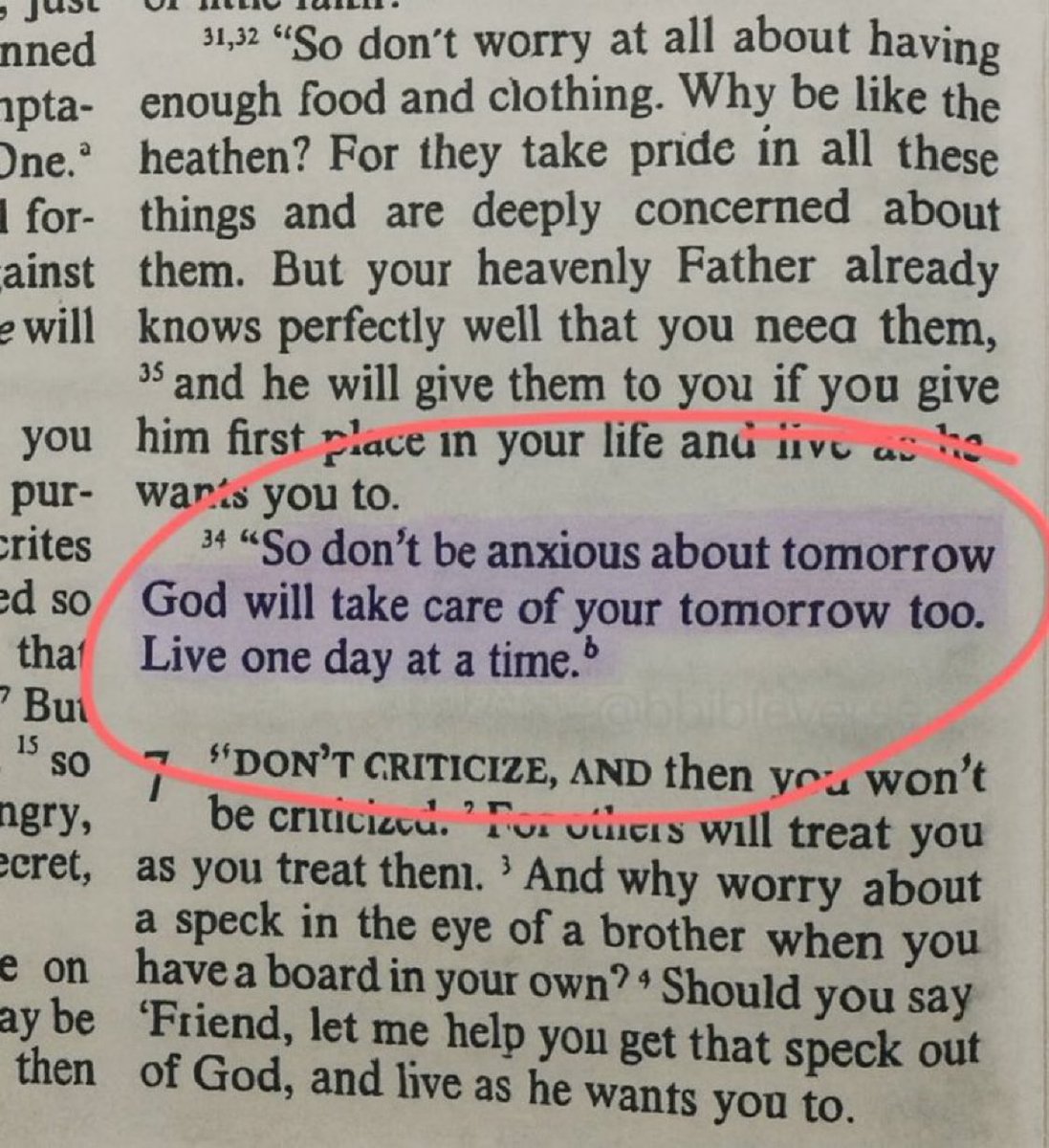 Bible365_'s tweet image. Matthew 6:34