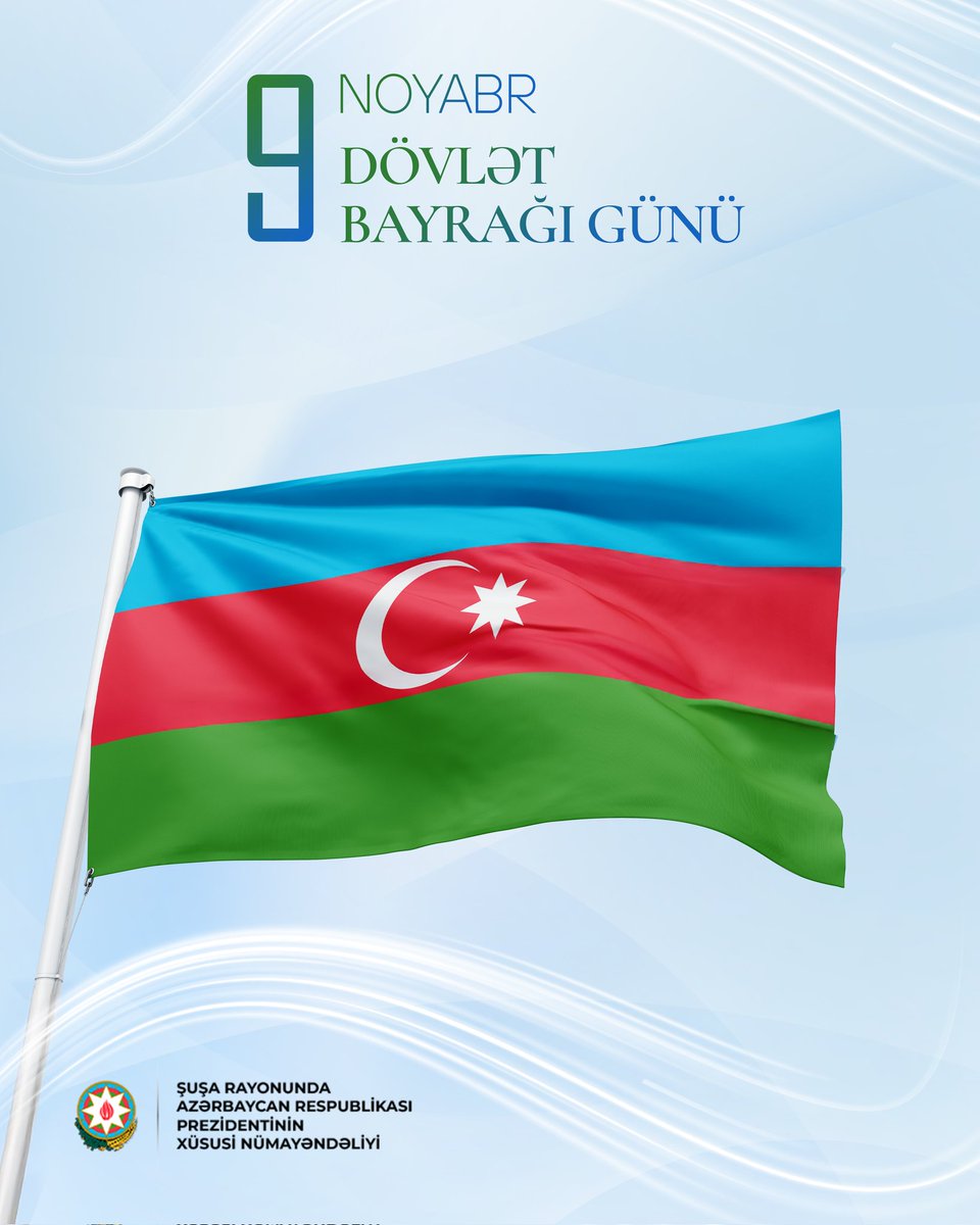 Bütöv Azərbaycanımızda dalğalanan Bayrağımız xalqımızın birliyini, dövlətçiliyimizin möhkəmliyini və gələcəyə olan inamını təcəssüm etdirir.

#9noyabr #Shusha #Şuşa #Qarabağ
