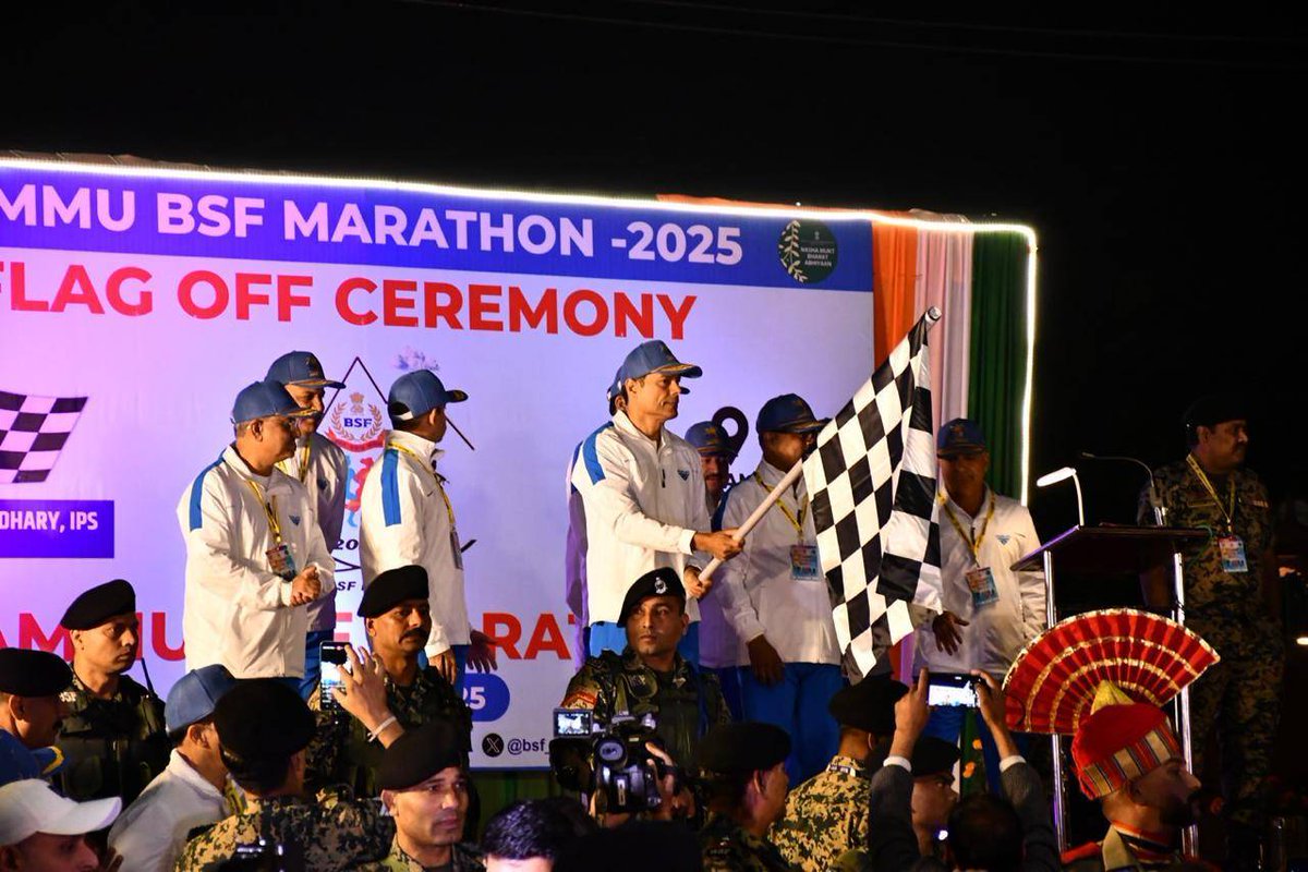 To commemorate 60 glorious years of valour, the Border Security Force hosts its first-ever BSF Marathon.
DG BSF Shri Daljit Singh Chaudhary: “This event unites the nation through fitness and purpose.”
#BSF60Years #FitBharat #JaiHind #AbhishekBajaj