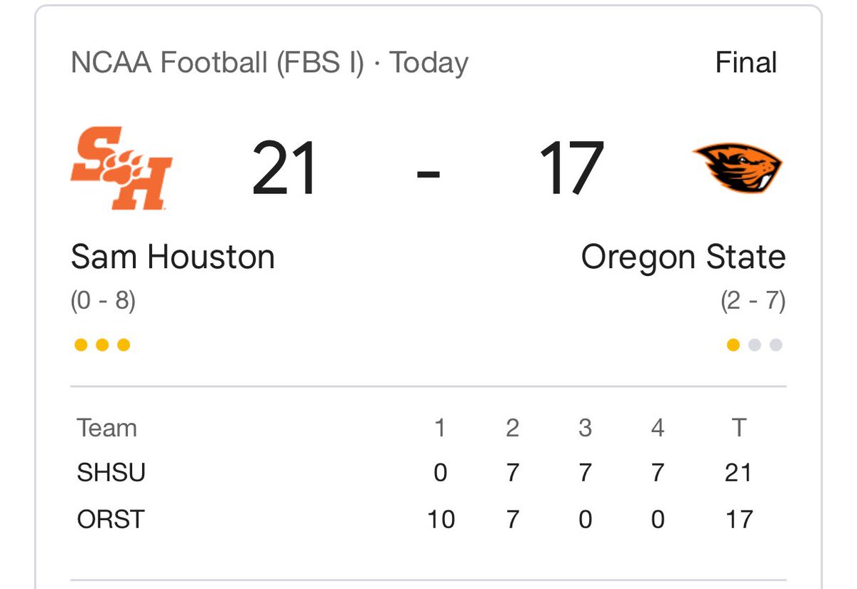 After all the shit oregano state fans talked and this is the product on the field? No wonder they were left behind!