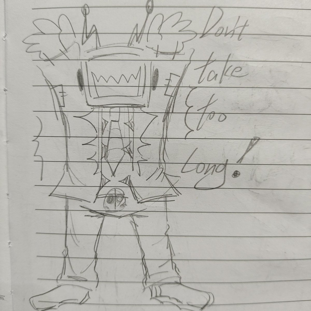 Yao_XD_13's tweet photo. hyjack i drew in school!!!(1/2)
i love this guy omg,,,hyjack u are soooo cute<333
#deltarunechapterrewritten #chapterrewritten #hyjack https://t.co/hfB4QIwlAD