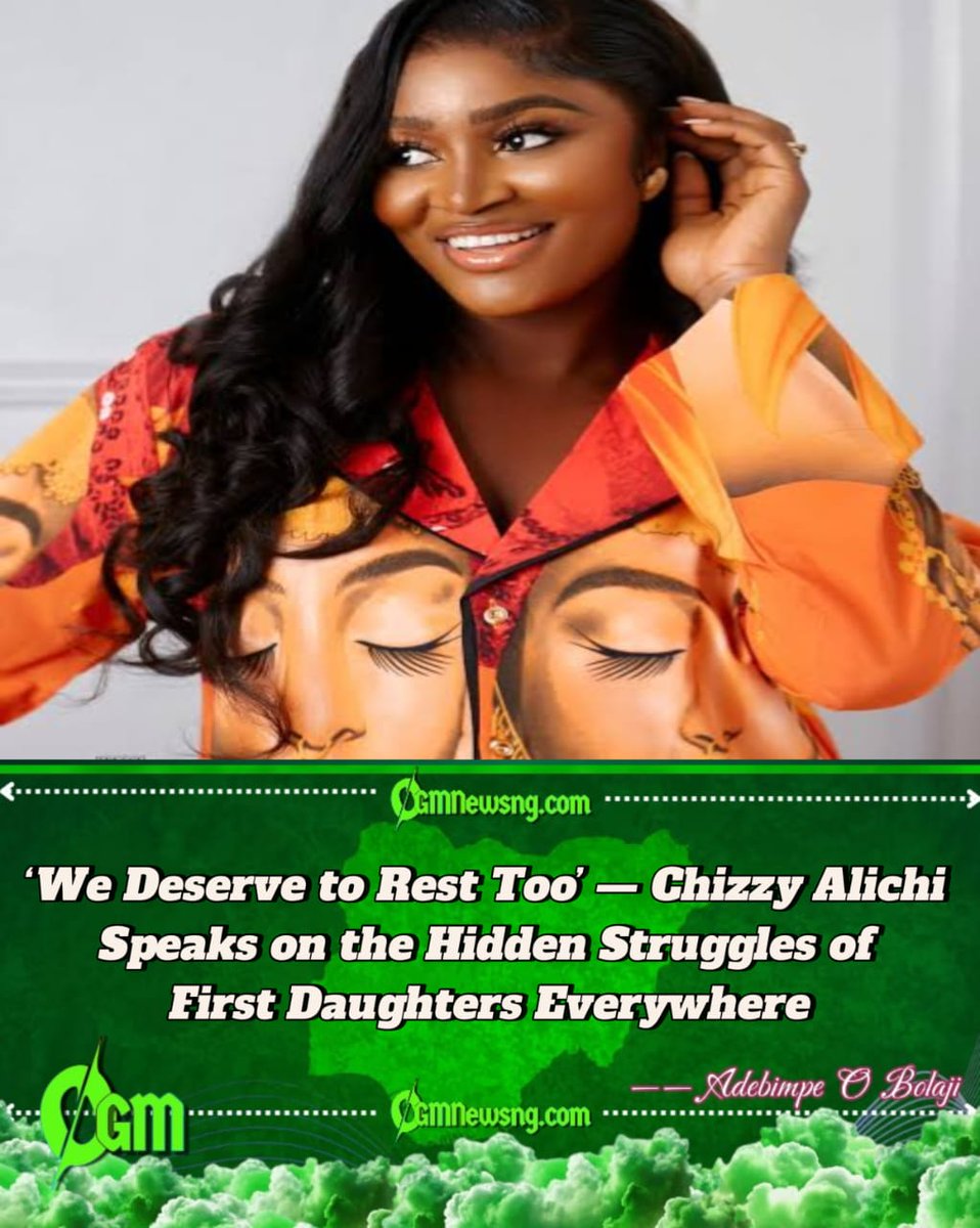 ogmnewsng's tweet image. “Chizzy Alichi reminds first daughters to rest, breathe, and heal.” 

#ChizzyAlichi #FirstDaughters #NollywoodNews #FamilyLove #WomenEmpowerment #EmotionalStrength #SelfCare #AfricanFamilies

Adebimpe Bolaji for OGM News NG 👇🏾

opitanglobalmedia.com/chizzy-alichi-…
