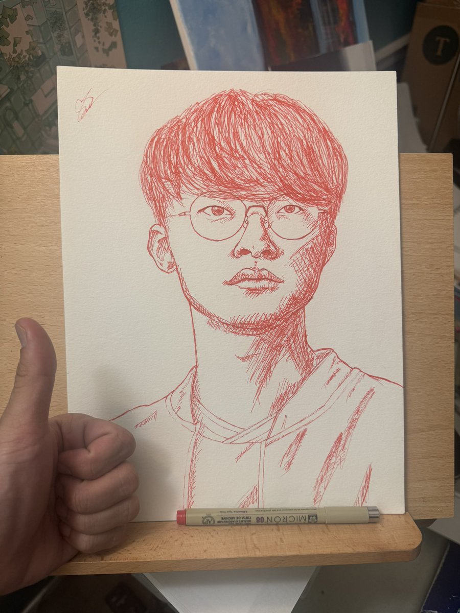 👍🏻 Faker micron pen portrait 👍🏻#Worlds2025