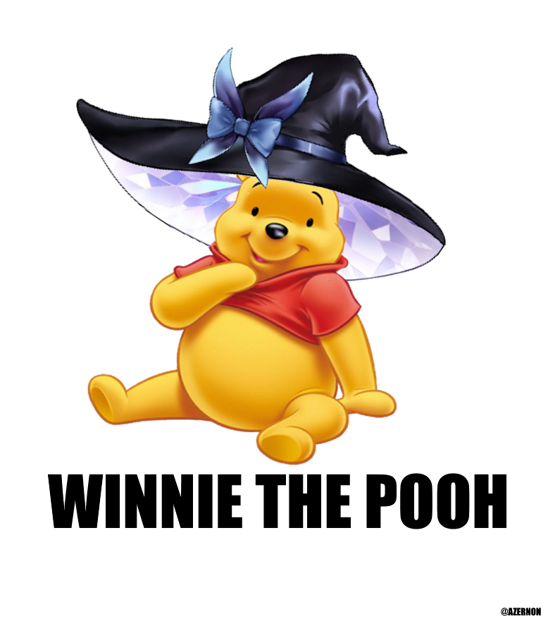 BlissfulAzernon's tweet photo. Winnie The Pooh

 #HollowlingsGeneral #HolloWeeneFanart #HolloArt https://t.co/G5XZFbMbRf