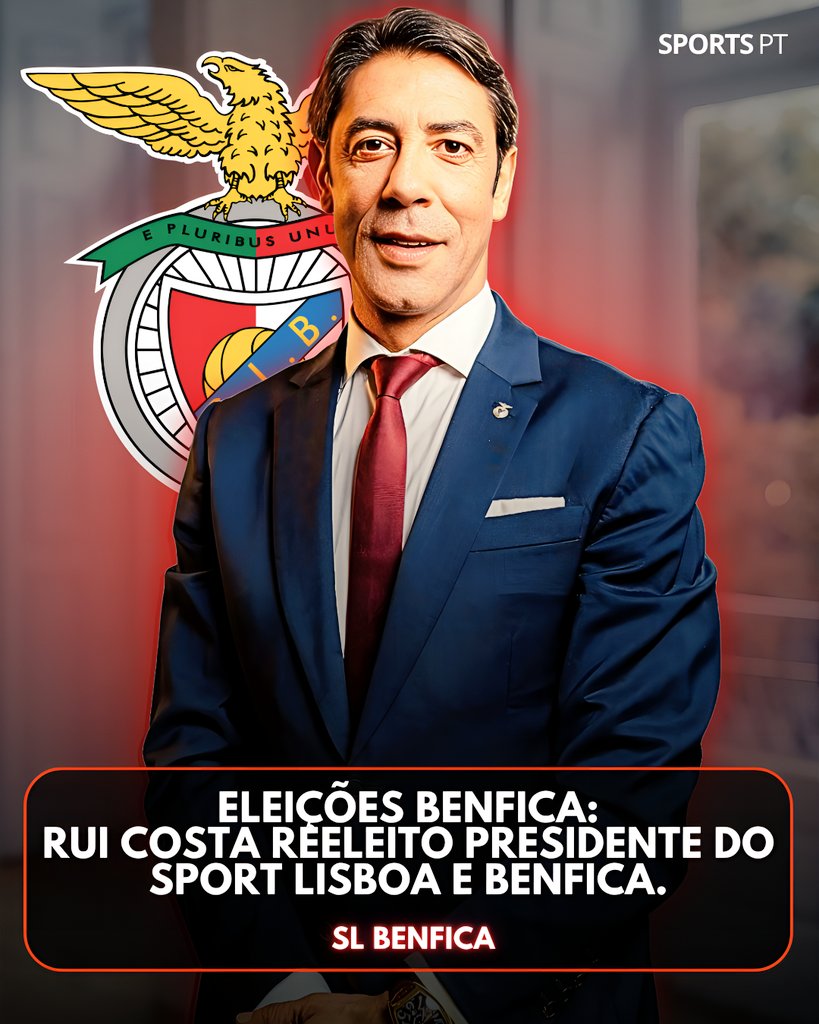 _SPORTSPT's tweet image. 🗳 🦅 Rui Costa reeleito presidente do SL Benfica com 65,89% dos votos. 

👀 instagram.com/p/DQ03h-8CChT/

#SLBenfica #Benfica #SLB #EleiçõesBenfica #RuiCosta