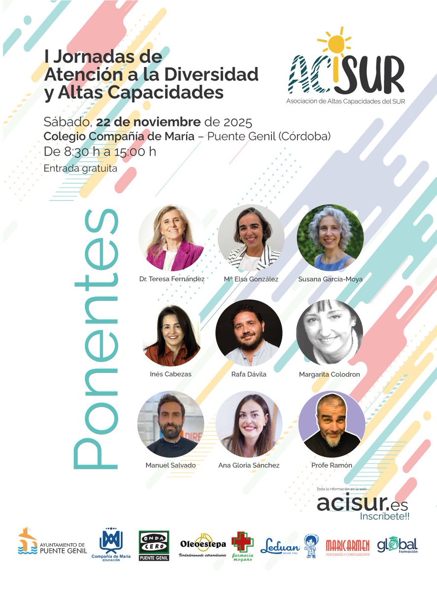 I Jornadas de Atención a la diversidad y Altas Capacidades en Puente Genil (Córdoba).