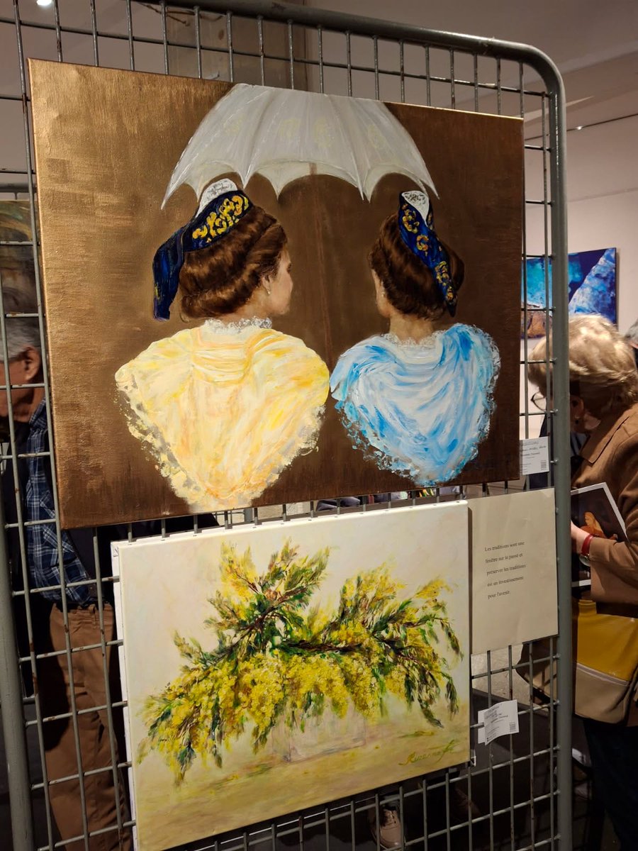 🔴C’est avec beaucoup de plaisir que j’ai répondu à l’invitation de Tatiana Gavriluk au vernissage de l’exposition «Femmes Slaves-Peintres en Provence» qui se tient jusqu’au 20 novembre à la salle de la Manutention, dans l’intra-muros d’Avignon.