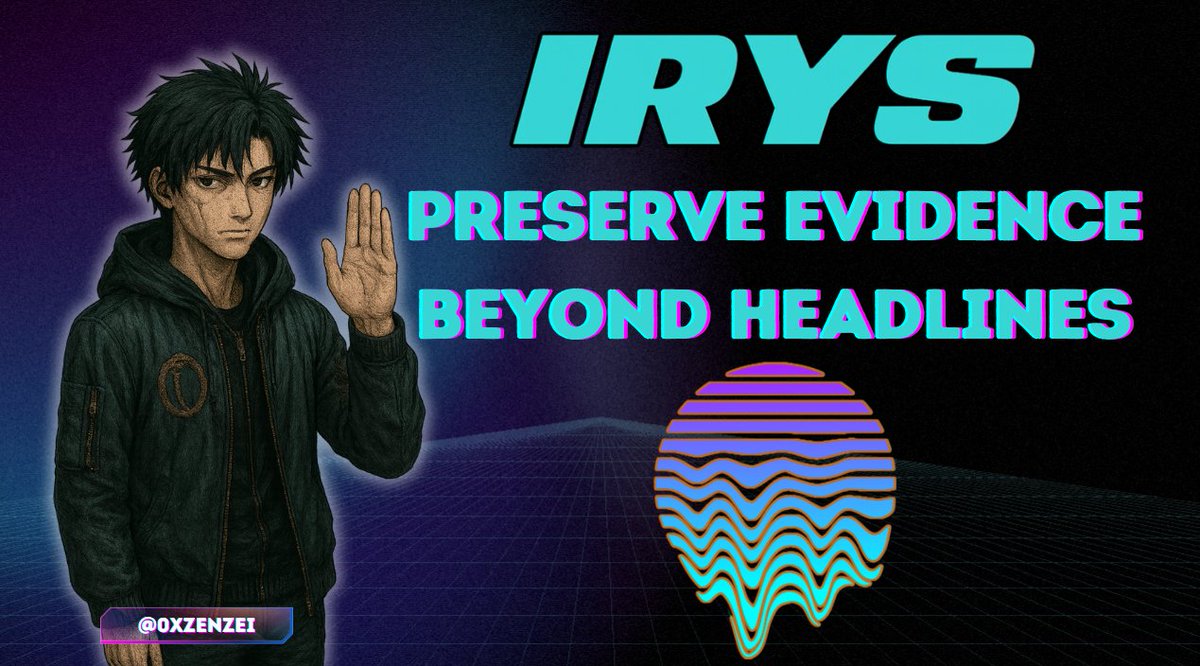 0xzenzei's tweet photo. GM Hirys CT! 🌤️

Permanence has a real job. Court links rot, headlines change, and only preserved copies keep the story verifiable.

Datapunks treat facts like assets. They save what matters before time or takedowns erode it.

@irys_xyz issues a verifiable receipt at upload to lock provenance to a timestamp and hash. Choices stay honest when a cost-per-megabyte table, not vibes, guides storage.

Write the receipt ID next to the task and run a quick retrieval check. Make preservation a daily habit so the record outlives the feed.