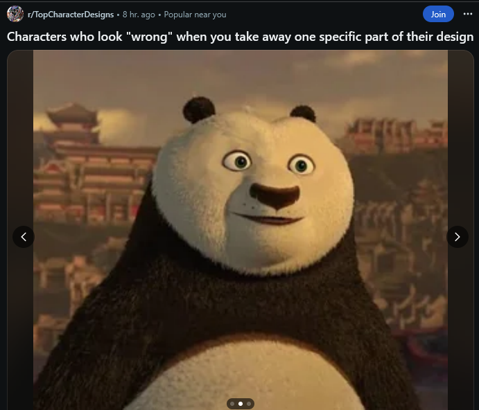 animal who look "wrong" when you take away one specific part of their design