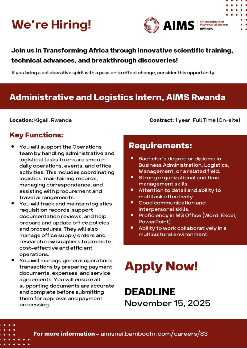 AIMS RWANDA tweet media