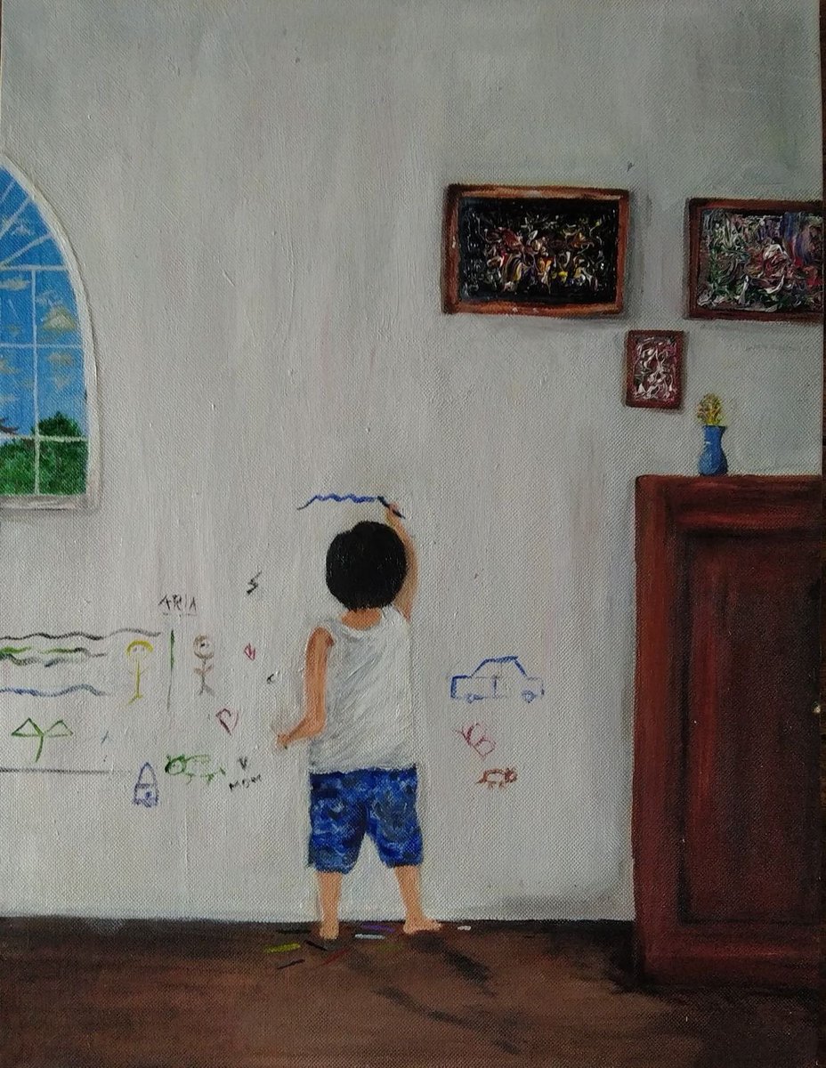 “Çocukluğumu çizdim aklıma bir daha yaşarım diye.”