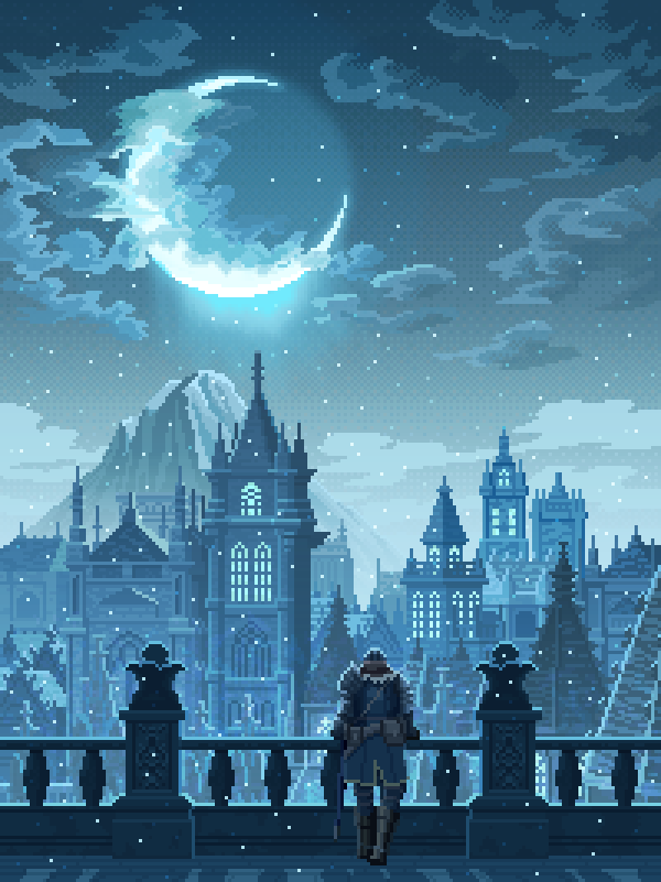 VideoArtGame's tweet image. Pixel art | Dark Souls III - Irithyll of the Boreal Valley

Artist: @kingyohashioki