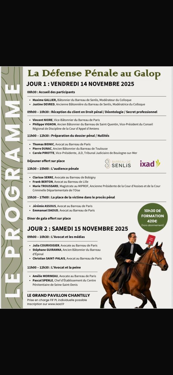 J-5 <a href="/justine_devred/">Justine Devred</a> <a href="/MaitreMax2/">Maxime Gallier</a> <a href="/vincent_niore/">Vincent Nioré</a> <a href="/EmmanuelDaoud/">Emmanuel Daoud</a> <a href="/PascalSpenle/">Pascal Spenlé</a> <a href="/ChStPalais/">Ch. SAINT-PALAIS</a> <a href="/pdunac/">Dunac Pierre</a> 
<a href="/JuCourvoisier/">Julia Courvoisier</a> <a href="/frankberton3/">Frank Berton</a> <a href="/AmelieMorineau/">Amélie Morineau</a>