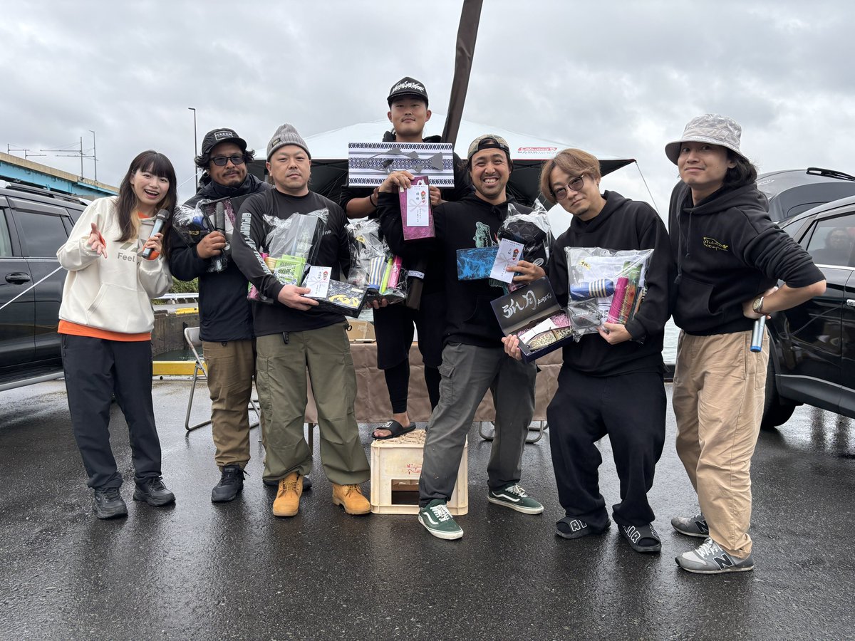 hakata_50lb's tweet image. 博多湾ビッグベイトシーバスバトル2025

無事に終わりました〜！！
ウェイイン12本、MAX88cm!!!
参加者の皆様お疲れ様でした！
ご協賛各社様、誠にありがとうございました！🙇
#博多湾ビッグベイトシーバスバトル2025
#ビッグベイトシーバス
#ジャイアントベイトシーバス