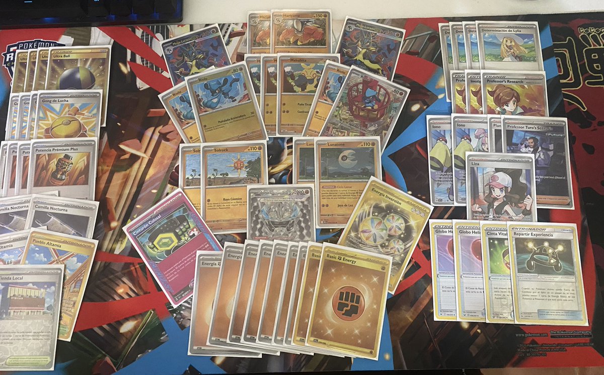 Habíamos empezado 3-0 y acabamos 3-2 con un 6º puesto con 2 partidas que se escapan por nada. 

El mazo es más divertido de lo que parece , tengo que mejorarlo un poco , pero estoy feliz con el mazo 

Ggwp , la siguiente no se escapa <a href="/IslaRemolinoTCG/">Islas Remolino TCG</a> 💙

#IRL 🌪️⚡️