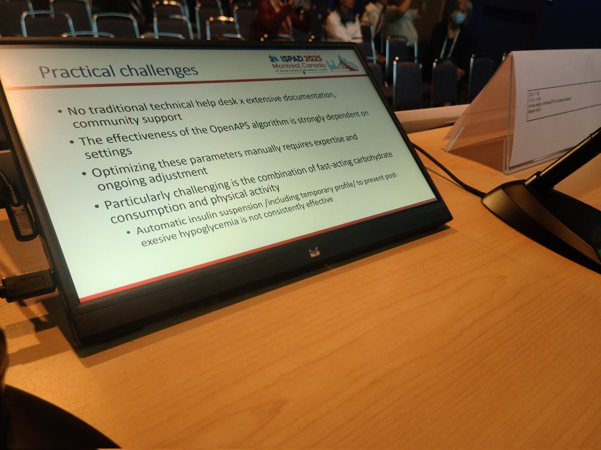 tinodzikiti's tweet image. DIY looping isn’t plug-and-play: no help desk, heavy reliance on docs &amp;amp; community. Success hinges on fine-tuning settings, ongoing adjustments, and balancing carbs + activity. Even auto-suspend features aren’t foolproof. #WeAreNotWaiting #dedoc #ISPAD2025