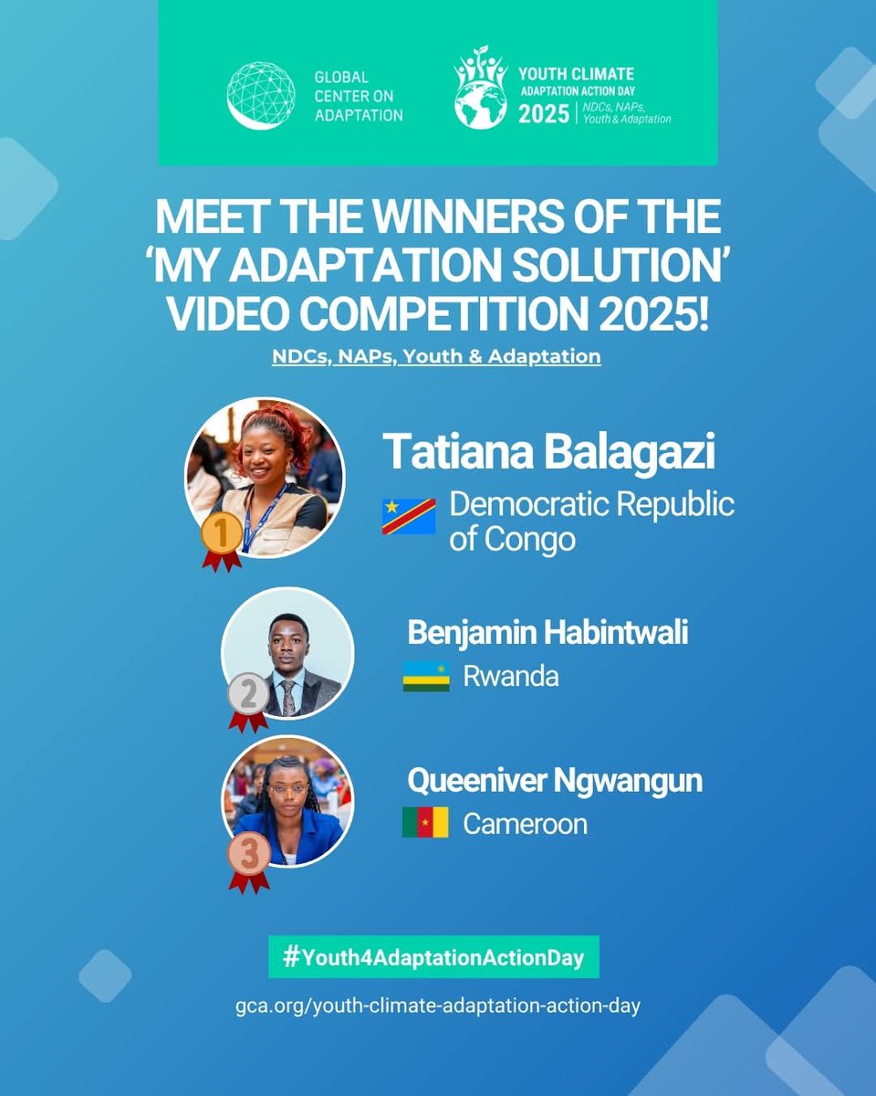 Grateful to <a href="/unicefrw/">UNICEF Rwanda</a> and partners for supporting #GreenRisingRwanda, empowering youth in #ClimateAction. Through this program, I won the <a href="/GCAdaptation/">Global Center on Adaptation</a> video competition on climate adaptation and was honored to share that story.
#GreenRisingRwanda
