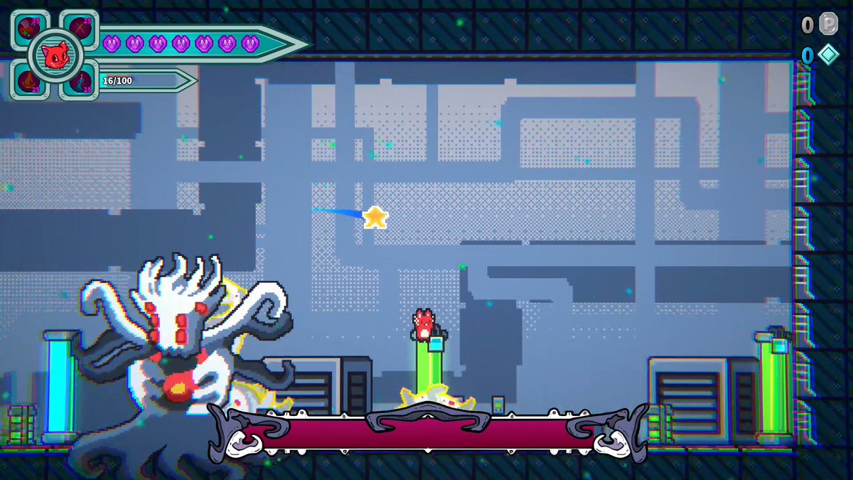 📸 It's #ScreenshotSaturday! 📸

A new challenge awaits in Cat-Astrophy! 🚀 Check out this epic moment as chaos unfolds in this intense roguelike adventure. Are you ready to face the unknown? 😼💥

👉 store.steampowered.com/app/3059040/Ca…

#Roguelike #IndieDev #PixelArt