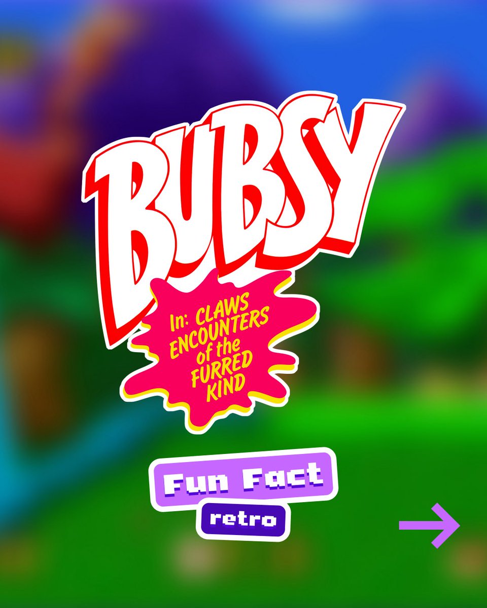 NotipixFr's tweet image. Alors ? Vous aviez devinez le jeu ? Voici 3 fun facts sur Bubsy ! 
👉🏻 instagram.com/p/DQ1abocDMkv/…
.
#Nintendo #SuperNintendo #retrogaming #Notipix