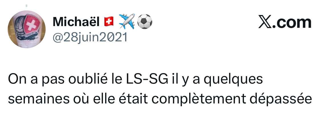 guillemintim's tweet image. Elle sent pas non plus le jeu pour YS et LS. Il n’y a pas de complot anti-servettien. Elle est juste insuffisante