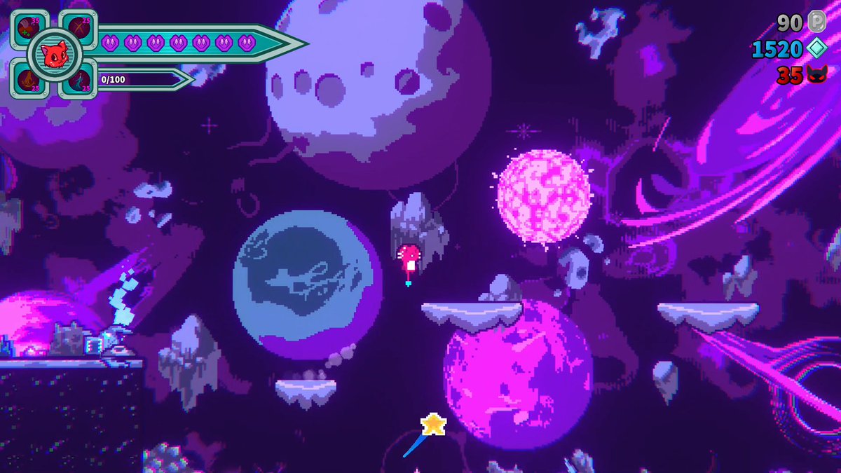 🎮 It's #ShowcaseThursday! 🎮

Check out this sneak peek of a new phase in Cat-Astrophy! 🚀 Watch the intense gameplay as you face new challenges and chaotic mechanics in a stunning pixel art world. 😸💥

👉 store.steampowered.com/app/3059040/Ca…

#Roguelike #IndieDev #PixelArt