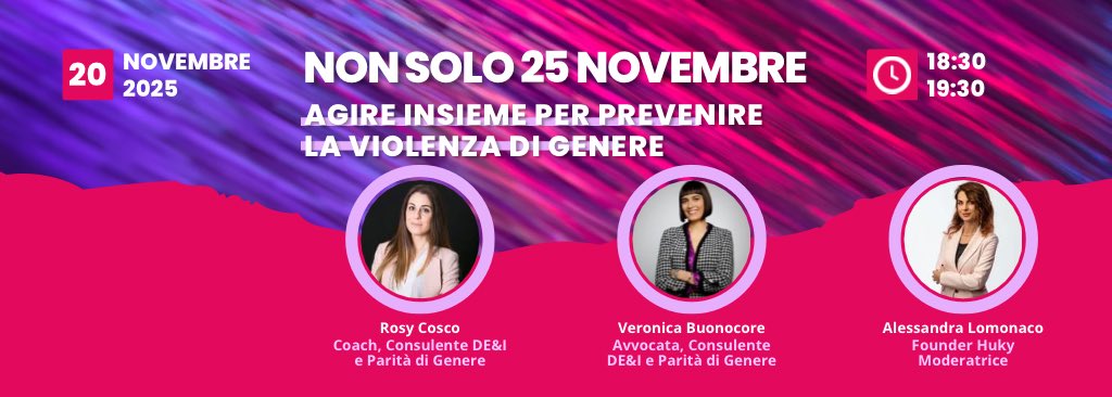 👠 Non solo #25novembre. Agire insieme per prevenire la #violenzadigenere nei luoghi di lavoro. 
Tavola rotonda <a href="/RestartHerAcad/">RestartHer Academia</a> 

Ne parlerò con Veronica Buonocore e Rosy Cosco, consulenti #DEI 

restarther-academia.circle.so/c/calendario-e…