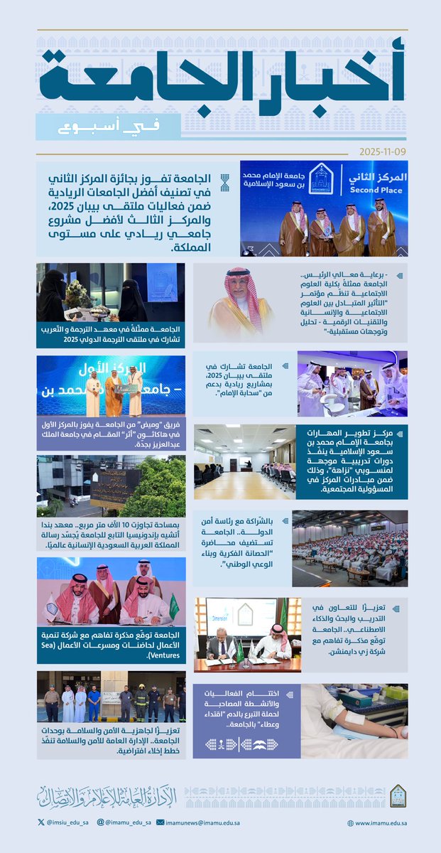 جامعة الإمام محمد بن سعود الإسلامية tweet media