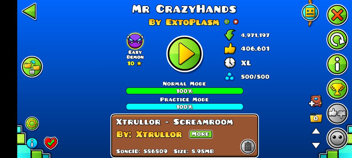 Yuchan_8765's tweet photo. ๐ช ๐ญ "Mr CrazyHands" ๐ญ ๐ช
( by ExtoPlasm )( ID:60993841 )
ใ๐๐๐๐๐๐!!ใMy 36th Demon.
ใผใผใผใผใผใผใผใผใผใผใผใผใผใผใผ
#ใฒใผใ ใ#้ณใฒใผใใผๆ้ซใฎ็ฌ้
#RobTopใ#GeometryDashใ#GD https://t.co/AL9vowJM5L