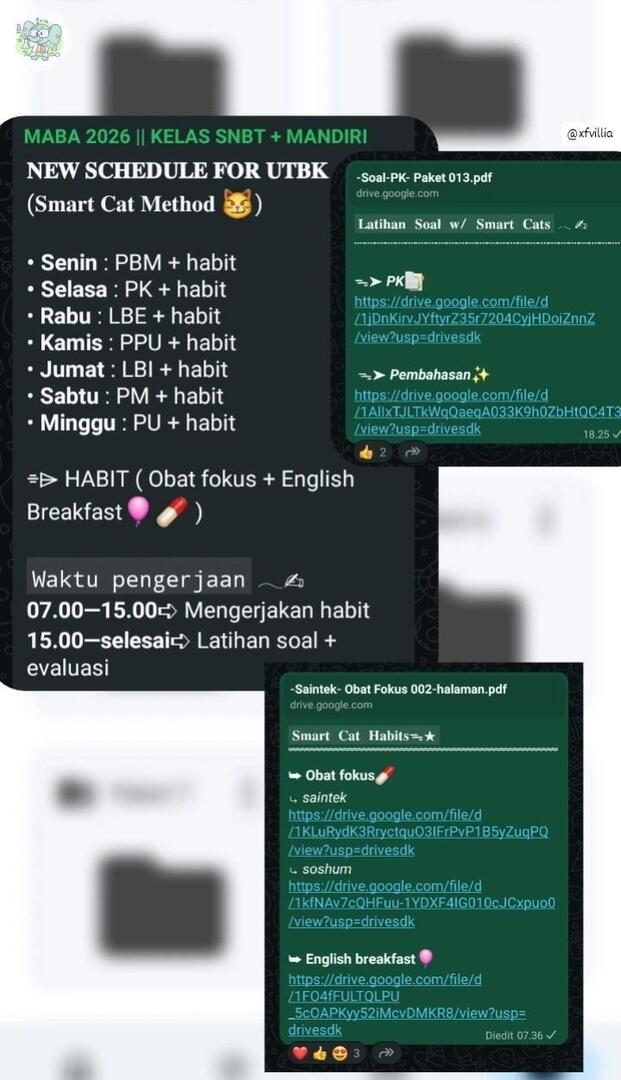 schfess's tweet image. Sch! Buat kalian yang mau curi start utbk dari sekarang, sender punya saluran yang bisa bantu kalian buat konsisten belajar utbk. Bagi yg mau bisa langsung komen, nanti sender dm or like komen kalian👌🏻